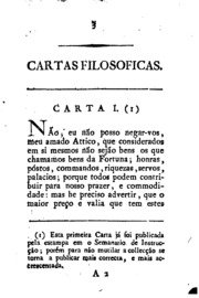 Capa do livro Cartas filosoficas a Attico