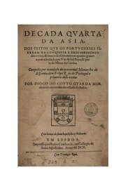 Capa do livro Decada quarta (-setima) da Asia: dos feitos que os Portugueses fizeram na conquista e ...