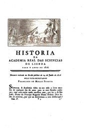 Capa do livro Historia e memorias da Academia Real das Sciencias de Lisboa