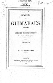 Capa do livro Revista de Guimarães