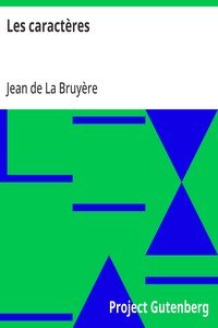 Capa do livro Les caractères