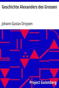 Capa do livro Geschichte Alexanders des Grossen