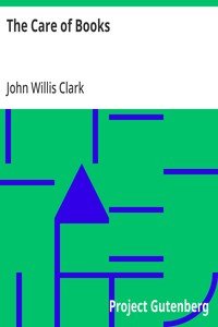Capa do livro The Care of Books