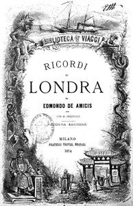Capa do livro Ricordi di Londra
