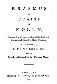 Capa do livro In Praise of Folly: Illustrated with Many Curious Cuts