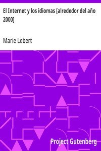 Capa do livro El Internet y los idiomas [alrededor del año 2000]