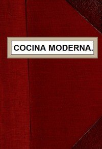 Capa do livro Cocina moderna