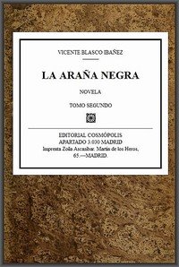 Capa do livro La araña negra, t. 2/9