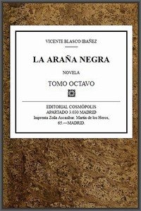 Capa do livro La araña negra, t. 8/9