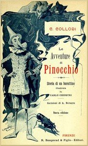Capa do livro Le avventure di Pinocchio: Storia di un burattino