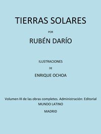 Capa do livro Tierras Solares: Obras Completas Vol. III