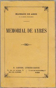 Capa do livro Memorial de Ayres