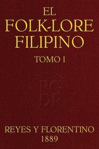 Capa do livro El Folk-lore Filipino (Tomo I)