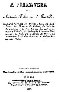 Capa do livro A Primavera