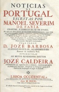 Capa do livro Noticias de Portugal